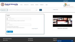 
                            5. User Login | Gujarat University