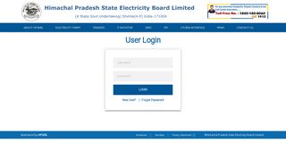 
                            10. User Login - Himachal Pradesh State Electricity Board