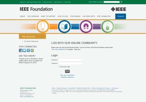 
                            9. User Login - IEEE Foundation, Inc.