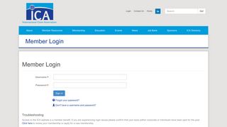 
                            6. User Login | International Claim Association