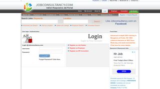 
                            6. User Login - Job Consultancy