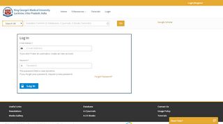 
                            3. User Login | King George's Medical University