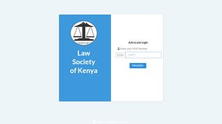 
                            11. User Login - Law Society of Kenya