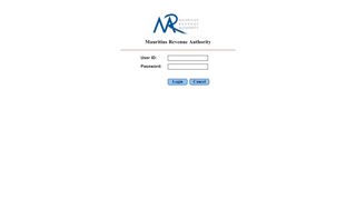 
                            1. User Login - Mauritius Revenue Authority