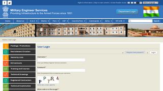 
                            3. User Login | Military Engineer Services| Military Engineer Services ...