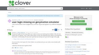 
                            10. user login missing on genymotion emulator - Clover Community