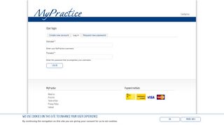 
                            6. User login | MyPractice