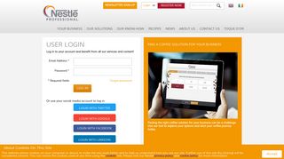 
                            5. User Login | Nestlé Professional - Nestle professional