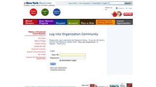 
                            3. User Login - New York Blood Center