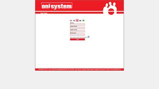 
                            1. User login - ONI system