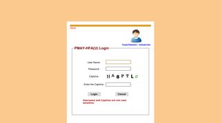 
                            1. User Login - PMAY-HFA(Urban)