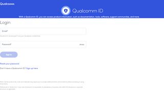 
                            4. User login - Qualcomm Developer Network