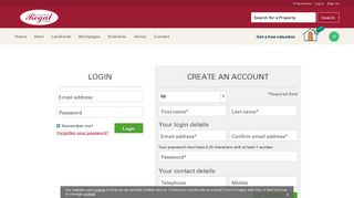 
                            6. User Login - Regal Lettings