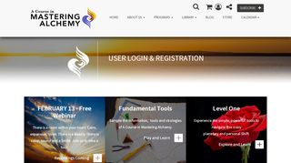 
                            1. User Login & Registration | Mastering Alchemy