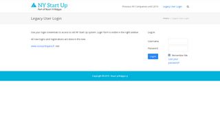 
                            7. User Login & Registration – NY Start Up