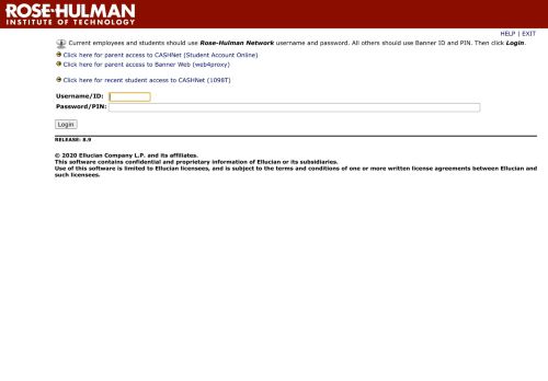 
                            13. User Login - Rose-Hulman