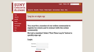 
                            9. User Login - SUNY College at Oneonta - SUNY Oneonta ...