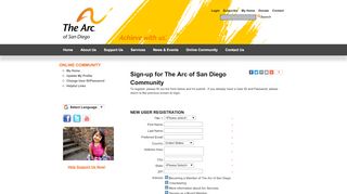 
                            13. User Login - The Arc of San Diego