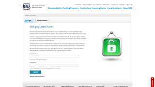 
                            1. User Login | The U.S. Small Business Administration | SBA.gov