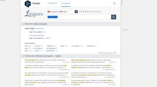 
                            8. user login - Tradução em português – Linguee