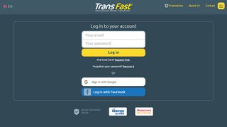 
                            3. User login - Trans-Fast