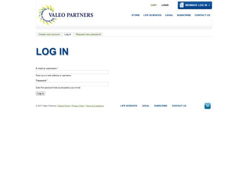 
                            9. User login | Valeo Partners