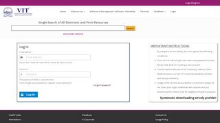 
                            2. User Login | VIT eGateway