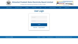 
                            6. User Login - Welcome to HPSEBL