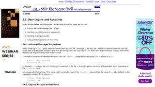 
                            11. User Logins and Accounts (SSH, The Secure Shell: The Definitive ...