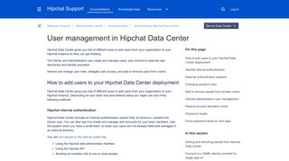 
                            6. User management in Hipchat Data Center - Atlassian Documentation