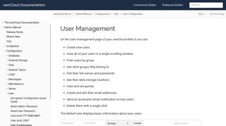 
                            6. User Management :: ownCloud Documentation