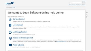 
                            5. User Manual - Leon Software