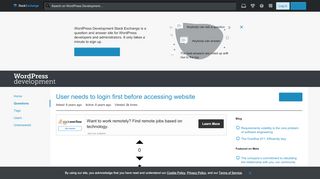 
                            9. User needs to login first before accessing website - WordPress ...