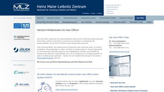 
                            11. User Office - MLZ - Heinz Maier-Leibnitz Zentrum