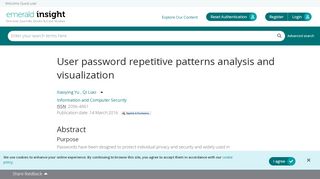 
                            2. User password repetitive patterns analysis and ... - Emerald Insight