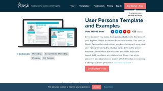 
                            10. User Persona Template and Examples | Xtensio