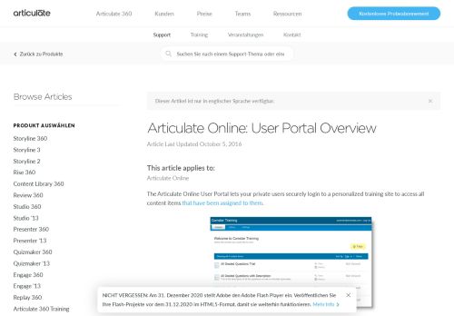 
                            4. User Portal Overview - Articulate Support