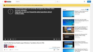 
                            3. User Profile Service Failed Logon Windows 7 problem {How to FIX ...