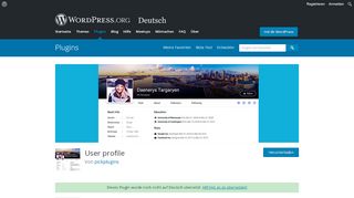 
                            2. user profile | WordPress.org