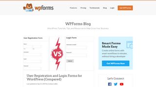 
                            3. User Registration and Login Forms for WordPress ... - WPForms