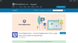 
                            3. User Registration – Custom Registration Form, Login And ... - WordPress