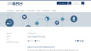 
                            5. User Registrierung - BAH