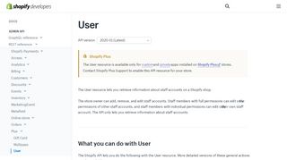 
                            12. User · Shopify Help Center