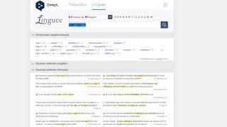 
                            7. user sign in - Traduction française – Linguee