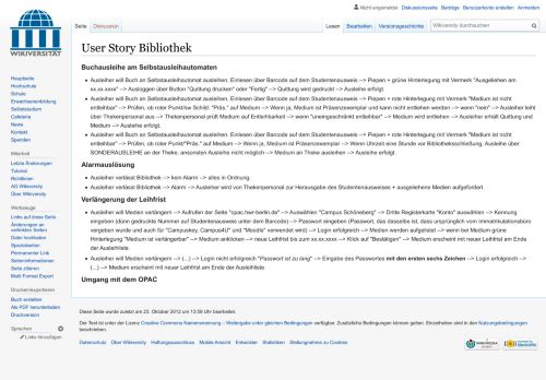 
                            12. User Story Bibliothek – Wikiversity