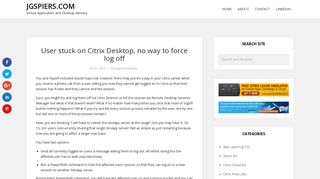 
                            10. User stuck on Citrix Desktop, no way to force log off – JGSpiers.com
