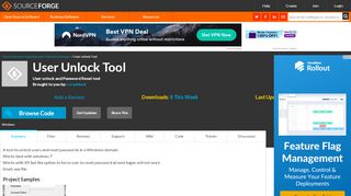 
                            5. User Unlock Tool download | SourceForge.net