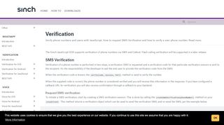 
                            6. User Verification Documentation | Sinch
