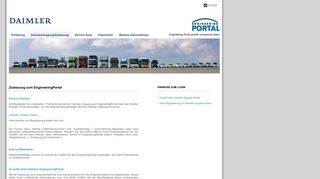 
                            3. Userbeantragung/Zulassung - EngineeringPortal | Daimler