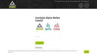 
                            1. Userlogin - Alpine Welten